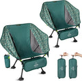 ATEPA UFO3.0 Backpacking Camping Chair Ultralight Extra Wide Comfortable Folding Chairs Heavy Duty Portable Hexagon Ergonomic Height Adjustable Seat with Anti-Sinking Feet for Hiking Outdoor