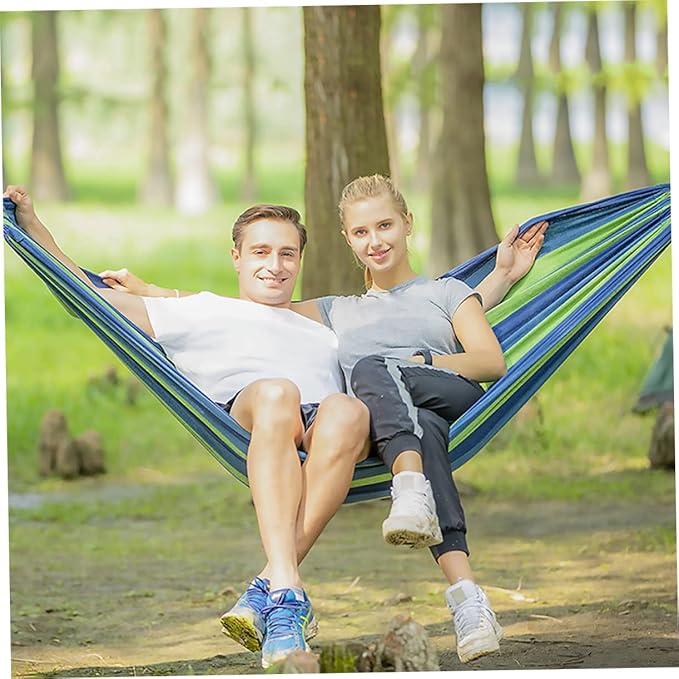 Hammock Tree Straps Included Fashion Canvas Hammocks for People Outdoor Camping Swing Bed Bag