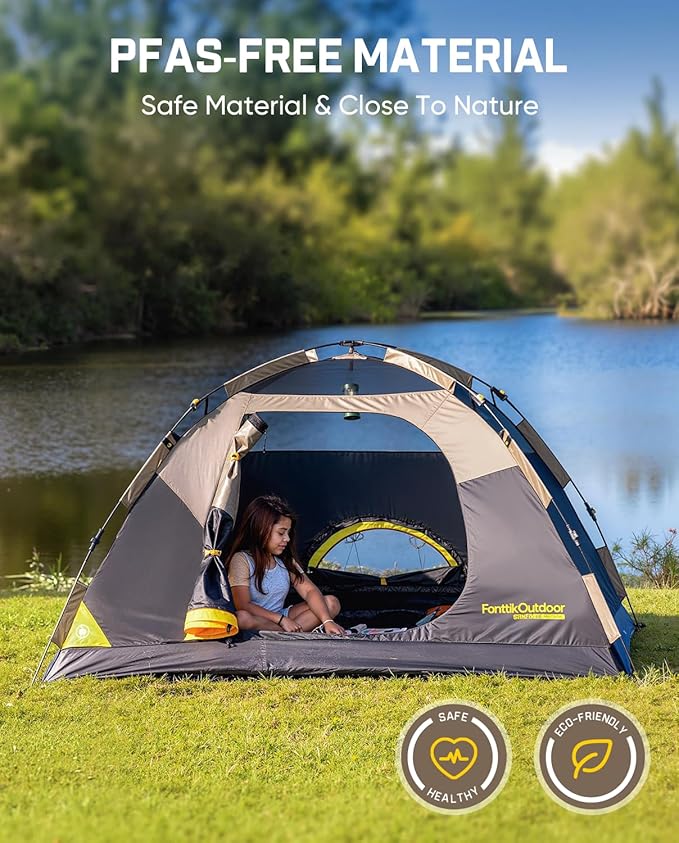 FanttikOutdoor Zeta C8 Pro Camping Tent &amp FanttikOutdoor Zeta C2 Camping Tent