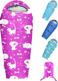 KidzAdventure Mummy Style 32 – 59F Kids Sleeping Bag with Pillow Sleeve 4 Season Lightweight and Backpacking Style Ideal for Camping Sleepover Boys Girls Youth and Toddlers