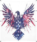 Camping Sun Shelters Design American Flag Symbol Eagle Beach Canopy 126 * 110.2in