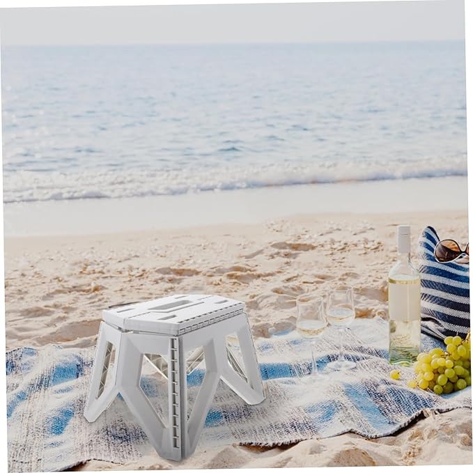 HEALLILY Lightweight Camping Stool Portable Collapsible Seat for Outdoor Camping Fishing Hunting
