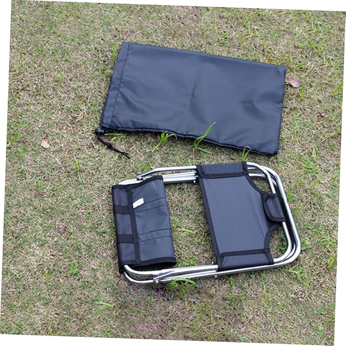 Totority Portable Picnic Folding Stool Outdoor Camping Fishing Chair Stable Design for Sports Outdoors