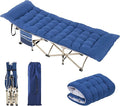 Yaheetech Folding Camping Cot Portable Outdoor Bed for Adults w/Mat &amp Storage Bag &amp Carry Bag Heavy Duty Cots for Outdoor Travel &amp Office/Home Nap