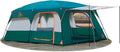KTT Extra Large Tent 8-10-12 PersonFamily Cabin Tents2 Rooms3 Doors and 3 Windows with MeshStraight WallWaterproofDouble LayerBig Tents for OutdoorPicnicCampingFamily Gathering
