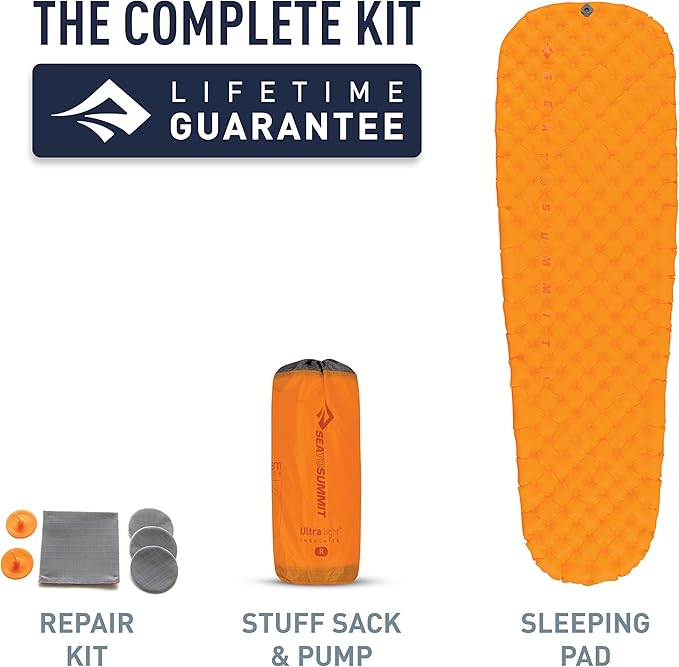 Sea to Summit Ultralight Insulated Backpacking Sleeping Pad Large (78 x 25 x 2 inches)