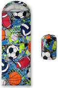 Kids Sleeping Bag for Boys GirlsCute Puppy Print-Lightweight Warm Portable Outdoor Indoor-Waterproof Cold Weather Resistant Sleeping Bag for Camping Hiking