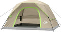 Tents for Camping 4 Person Tent Waterproof Windproof Double Layer Camping Tent Easy Setup Dome Tent with Large Mesh Windows &amp Wider Door for Outdoor Camping &amp Hiking