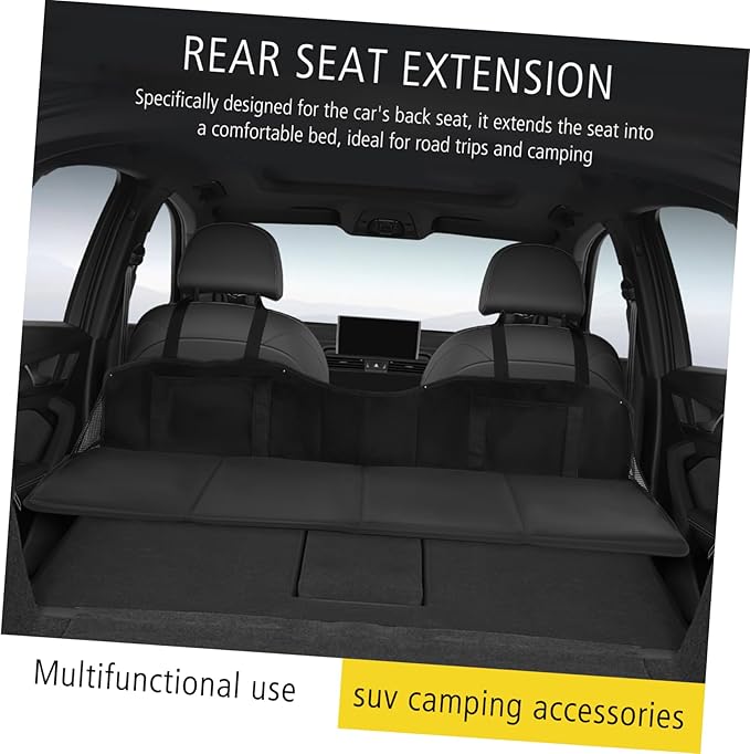 Unomor Car Accessories Interior Car Seat Leg Extension Cushion Back Seat Air Mattress Mattress for Travel