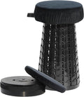 ALEVMOOM Upgraded 19.7 Collapsible Stool + 1.38 Thicker Cushion Portable Telescoping Stool Foldable for Adults 1000lbs Max Weight Heavy Duty Portable Chair for Outdoor Travel&ampCamping