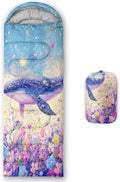 AILONEN Sunflower Sunset Sleeping Bag for Boys Girls Adults3 Season Warm &amp Cool Weather Botanical Design Lightweight Waterproof Camping Sleeping BagHikingOutdoor Backpack Traveling