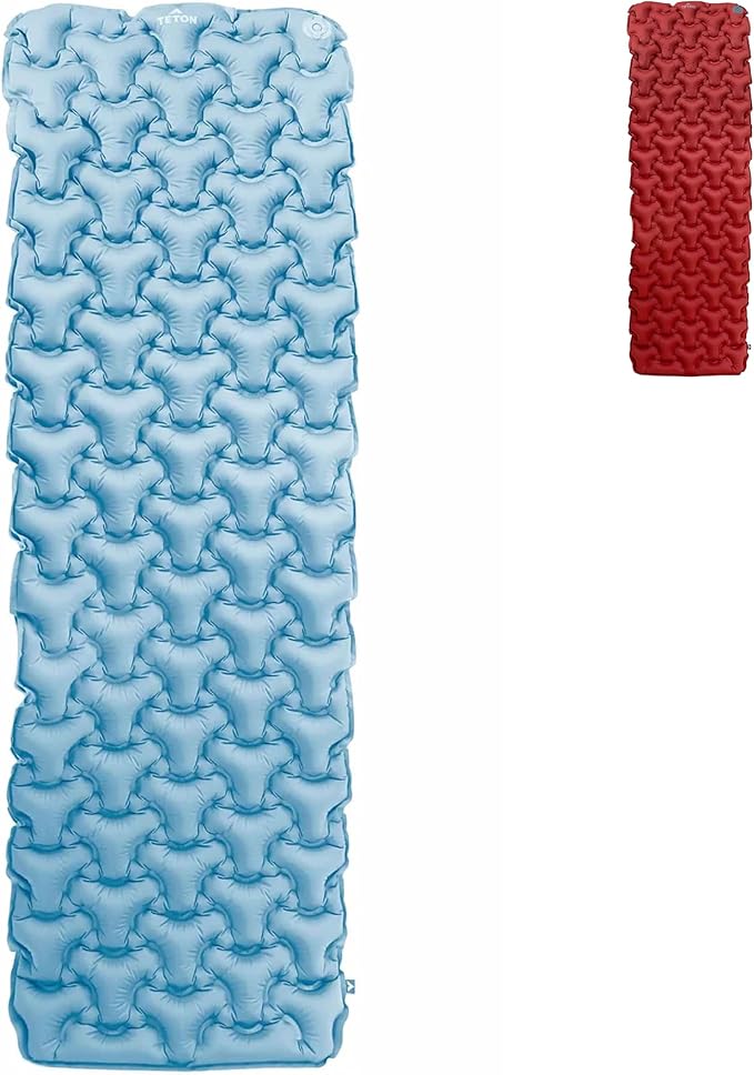 Teton Altos Inflatable Sleeping Pad Sleeping Mat for Camping Backpacking Hiking Budget Friendly and Durable