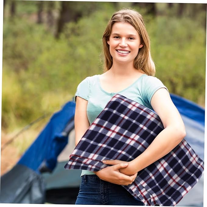 Lightweight Thermal Down Blanket Liner for Adults Portable Foldable Camping and Hiking Sleep Sack Warm Fleece Indoor Outdoor Use