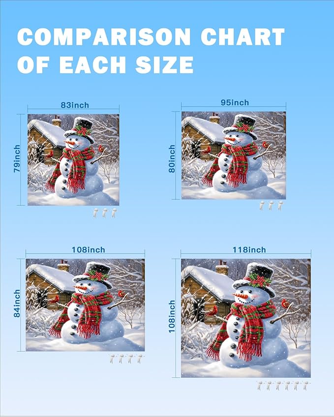 Beach Blanket Waterproof Sandproof Christmas Snowman Winter Snow Scene Quick Drying Beach Mat with 4 Stakes Farm Retro Farmhouse Lightweight Picnic Blanket for Travel Camping Outdoor 83x79