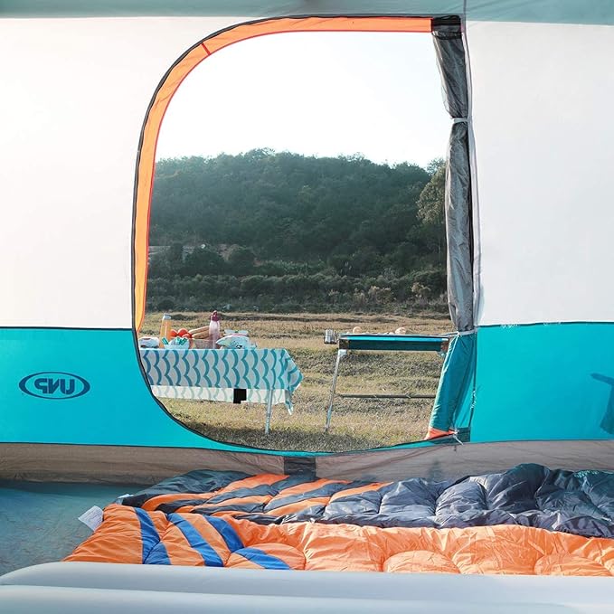 UNP Camping Canopy Tent - Inner Tent for 10' x 10' Pop Up Canopy Simple Installation Fully Vented Roof Enclosed Canopy Space Ocean Blue (Frame NOT Included)