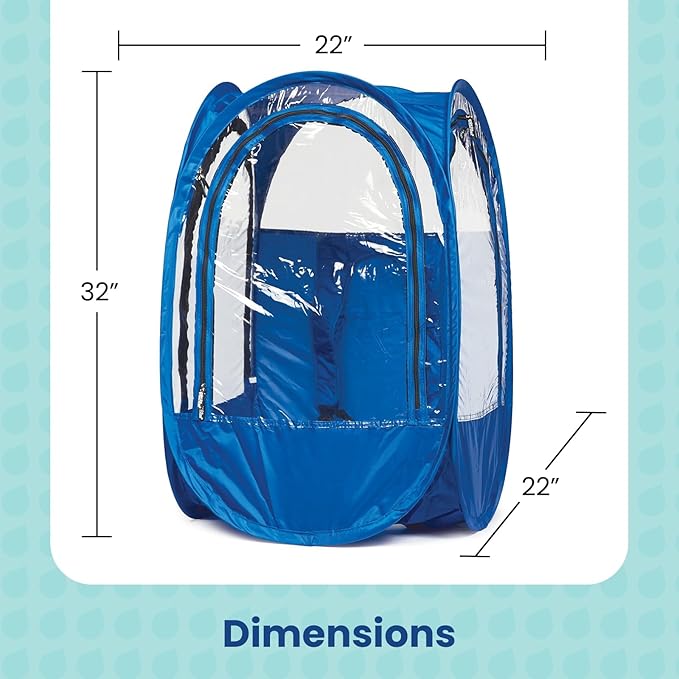 WeatherPod® StadiumPod® The Original Pop-Up Pod - 1 Person Wearable Stadium Pod - Protection from The Wind Rain and Cold - Weather Pod for The Bleachers - Personal Tent for Sporting Events
