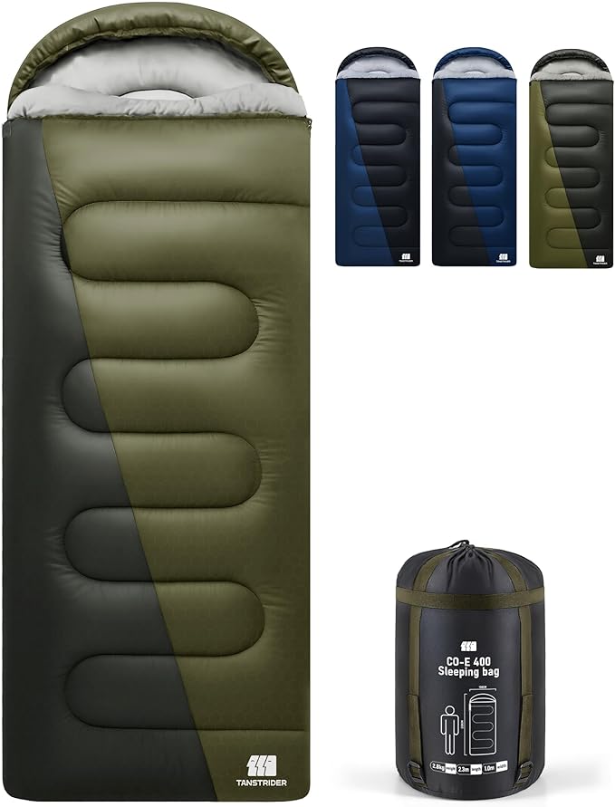 XXL Winter Sleeping Bags for Adults Cold WeatherCamping Sleeping Bag for Kids with Compression Sack4 Season Camping Essentials Gear for HikingTravelingOutdoorBackpackingClimbing