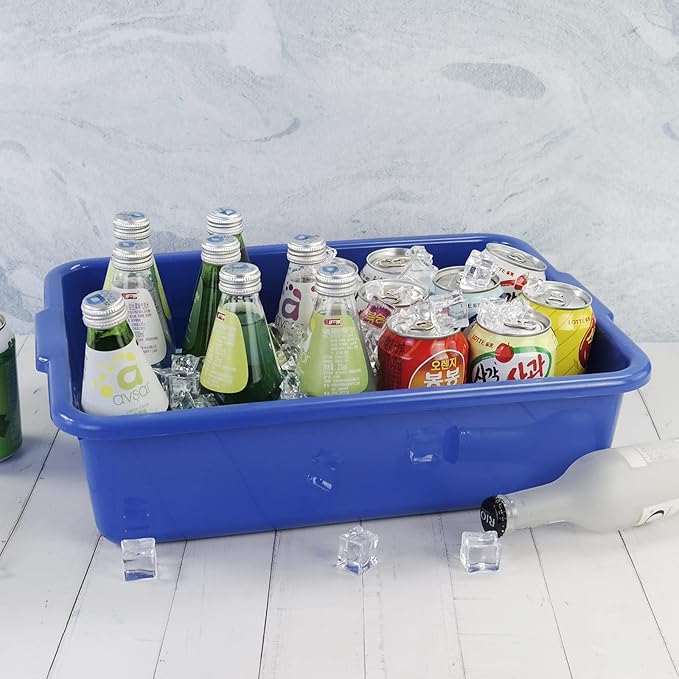 Cand 13 L Commercial Bus Tubs 4 Packs Plastic Bus Box/Wash Basin