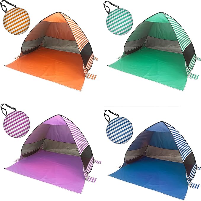 Family Beach Tent and Sun Shade UV50 Cabana Shelter CampingHikingFishingLightweight PortableBreathableand WindproofCollapsible