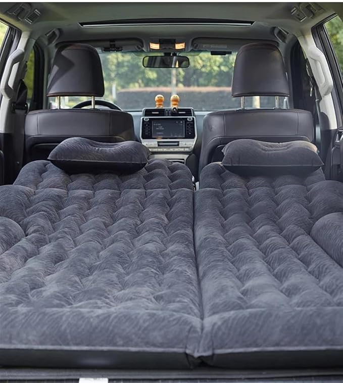 Inflatable Mattress SUV Trunk Inflatable Bed Thickened PVC Material Mattress for Camping Car Non-Slip and Easy to Clean