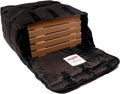 Standard Professional Thermal Pizza Warmer Bag Hot Pizza Carriers for Transport Holds 5 Pizzas
