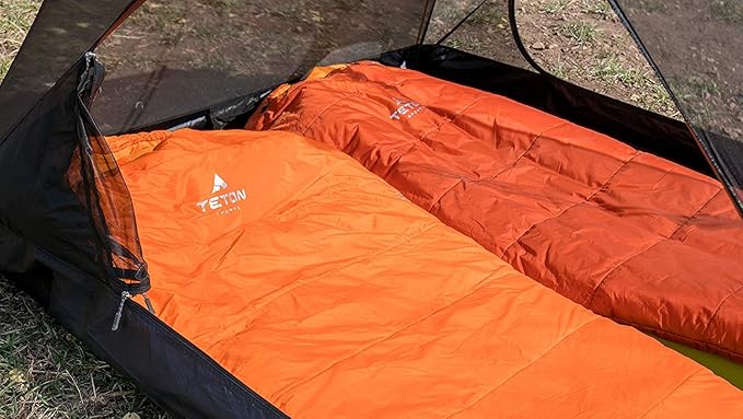 TETON Sports ALTOS 20 Degree and 0 Degree Sleeping Bag for Adults Lightweight Warm Mummy Sleeping Bag for Camping Hiking Backpacking