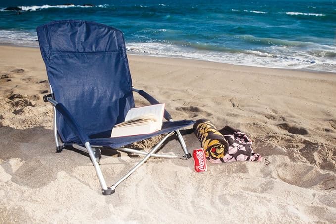 ONIVA - a Picnic Time brand - Tranquility Beach Chair with Carry Bag - Low Beach Chair