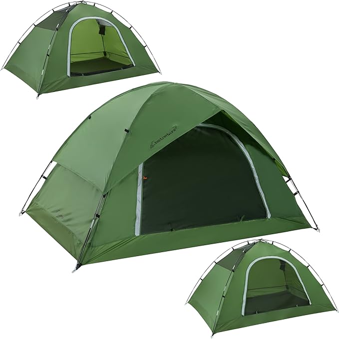 Camping Tent for 2 Person 4 Person 6 Person - Waterproof Two Person Tents for Camping Small Easy Up Tent for Family Outdoor Kids Scouts in All Weather and All Season by Clostnature