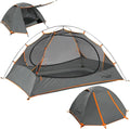 Clostnature Lightweight Backpacking Tent - 1/1.5/2/3/4/6 Person Ultralight Waterproof Camping Tent 3 Season Large Size Easy Setup Tent for Family Outdoor Hiking and Mountaineering