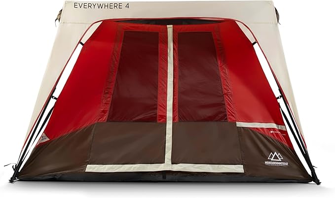 Rapid Series Quick Setup Camping Tent Integrated Steel Frame Family Tent Made with Waterproof 150d Fabric and 190d Fabric Rain Fly for Family Outdoor Camping
