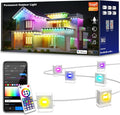 Permanent Outdoor Lights IP68 Waterproof Smart RGB+IC LED Christmas Light with 75 Scene Modes Holiday Lights for Christmas Halloween Work with Wi-Fi Alexa &amp Google Assistant (150ft)