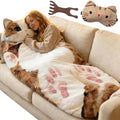 Cat Sleeping Bag Fluffy Cat Sleeping Bag for Human Washable Adorable Cat Envelope Sleeping Bags for Indoor Use or Camping