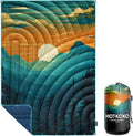 Camping BlanketLightweight Puffy Printed Camping Blanket Packable Outdoor Blanket for CampingTraveling Stadium Hiking Picnics