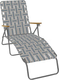 Camp &amp GO 4-Position Folding Web Lawn Chair Outdoor Lounger Multi