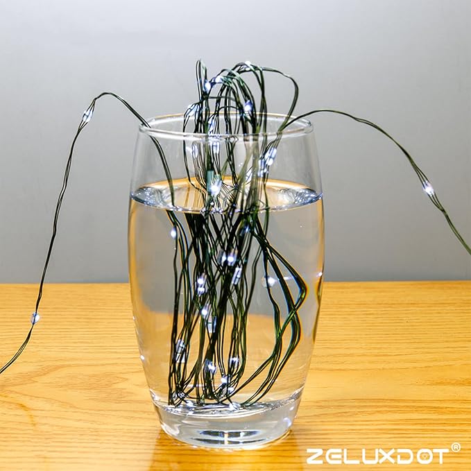 Fairy Lights Plug in660FT 2000LEDs Waterproof Led String Lights8 Modes Remote Twinkle Light for Outdoor Indoor Christmas Wedding Birthday Garden Party DecorationsGreen WireCool White
