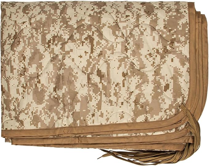 FOX OUTDOOR PRODUCTS Ripstop Poncho Liner | Lightweight Portable Quilted with Fiberfill Insulation