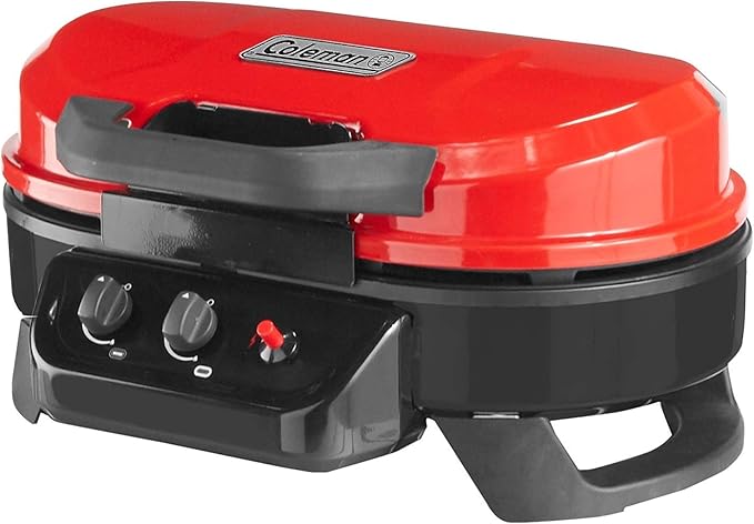 Coleman RoadTrip 225 Portable Tabletop Grill 2-Burner Gas Grill with Matchless Ignition &amp Adjustable Temperature Control 11000 BTUs of Power for Grilling Tailgating Camping BBQ &amp More