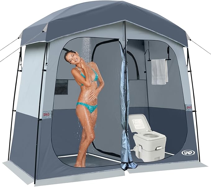 Shower Tent Outdoor Camping Privacy Shelter-Dressing Changing Room-Portable Toilet Tent for Hiking Sun Shelter Picnic Fishing