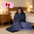 2026 New Wearable Sleep Bag Hug Blanket for Adults Breathable Sensory Compression Blanket for Stress Relief &amp Relaxation Portable Sleeping Bag Ideal Travel Companion