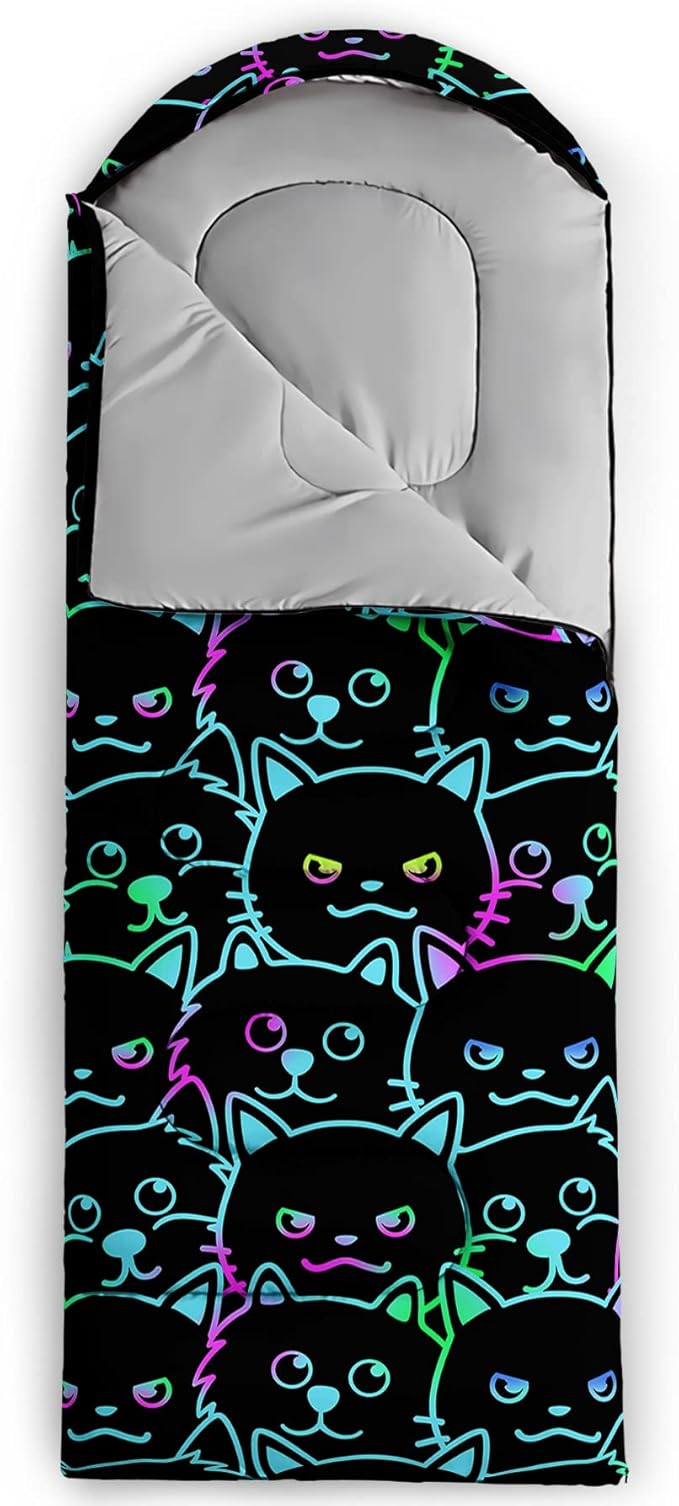 BailiPromise Camping Sleeping Bags3 Season Warm &amp Cool WeatherLightweightWaterproof Sleeping Bags for Adults &amp KidsTravelingand OutdoorsCamping Gear Equipment