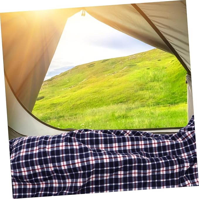 Lightweight Foldable Fleece Liner for Adults Warm Indoor Outdoor Use Portable Travel Camping Hiking Nap Sack Machine Washable Material