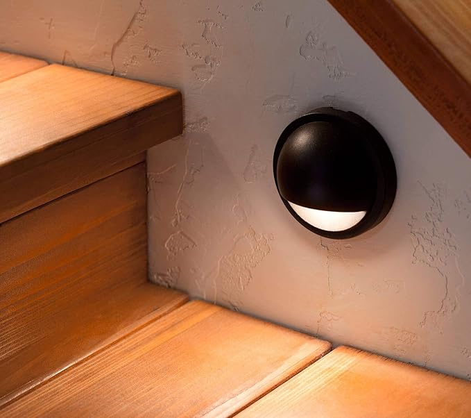 Kichler 15764AZT30R Half Moon LED Deck Light
