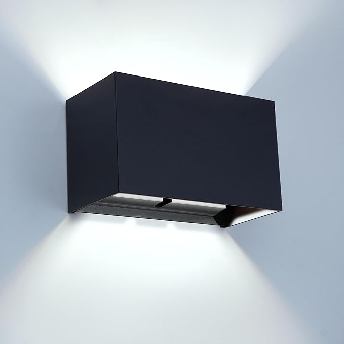 KICAAO 2 Pack Modern Wall SconceWhite Light 5000K 16W IP65 Waterproof LED Modern Lighting Suitable for Indoor Outdoor Replaceable G9 LED BulbAdjustable Light Angle