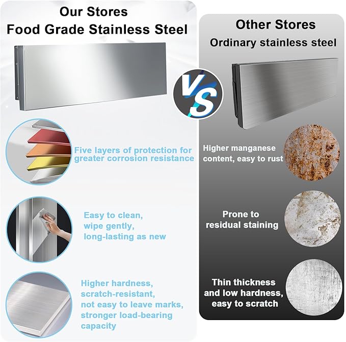 Folding Concession Shelf 48 x 12 Inch Stainless Steel Drop Down Serving Shelf Wall Mounted Folding Shelf for Food Truck Window &amp Concession Stand