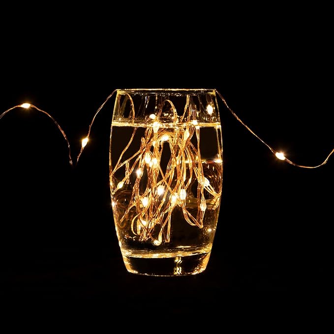 Solar String Lights for Outside2Pack 66FT 200 LEDs Solar Fairy LightsWaterproof 8 Modes Button Outdoor String Light for Patio Garden Backyard Tree Wedding ChristmasCopper WireWarm White