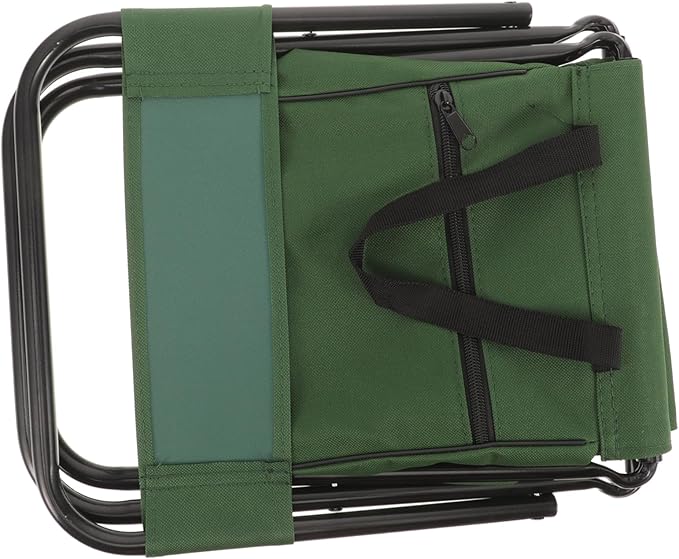 Happyyami Folding Chairs for Outside Multi-use Compact Camping Chair Table Portable Folding Stool Outdoor