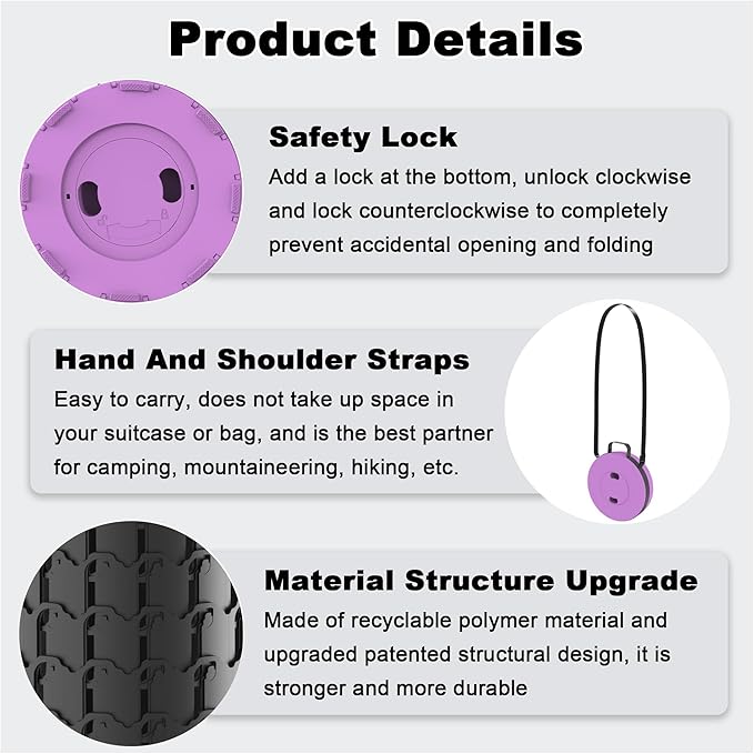 2026 Upgraded Portable Folding Stool Collapsible Stools 600lbs Max Weight Lightweight But Sturdy Telescoping Foldable Camping Stool for Outdoor Fishing Hiking Travel BBQ