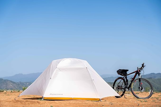 Wander Hawk 1-2 Person Backpacking Tent Lightweight 1 Person / 2 Person Tent for Bikepacking Backpacking Camping &amp Hiking