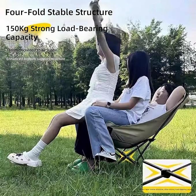 Camping Chair Portable Folding Camping Chair with Carry Bag Lightweight Durable Collapsible Design for Adults Outdoor Beach Picnic Travel Hiking Fishing