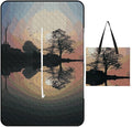 Zipper Reflection Guitar Style Picnic Mat Suitable for Travel Camping Park Or Home Use